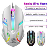 Limei S1 E-Sports LED Luminous Backlit Wired Mouse