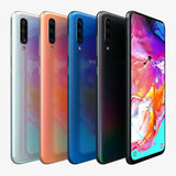Original Unlocked Samsung Galaxy A70 - Dual SIM Smartphone with Snapdragon 675, 6.7" Display, 6GB/8GB RAM, and Quad Camera System
