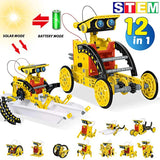 12-in-1 Science Experiment Solar Robot Toy: DIY Building Kit