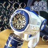 Galactic Bubble Explorer: Astronaut Electric Automatic Light Bubble Machine