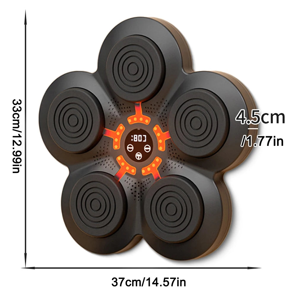 BeatFlow Smart Boxing Wall Target: LED-Lighted, Sandbag Relaxation, Ultimate Reaction Training