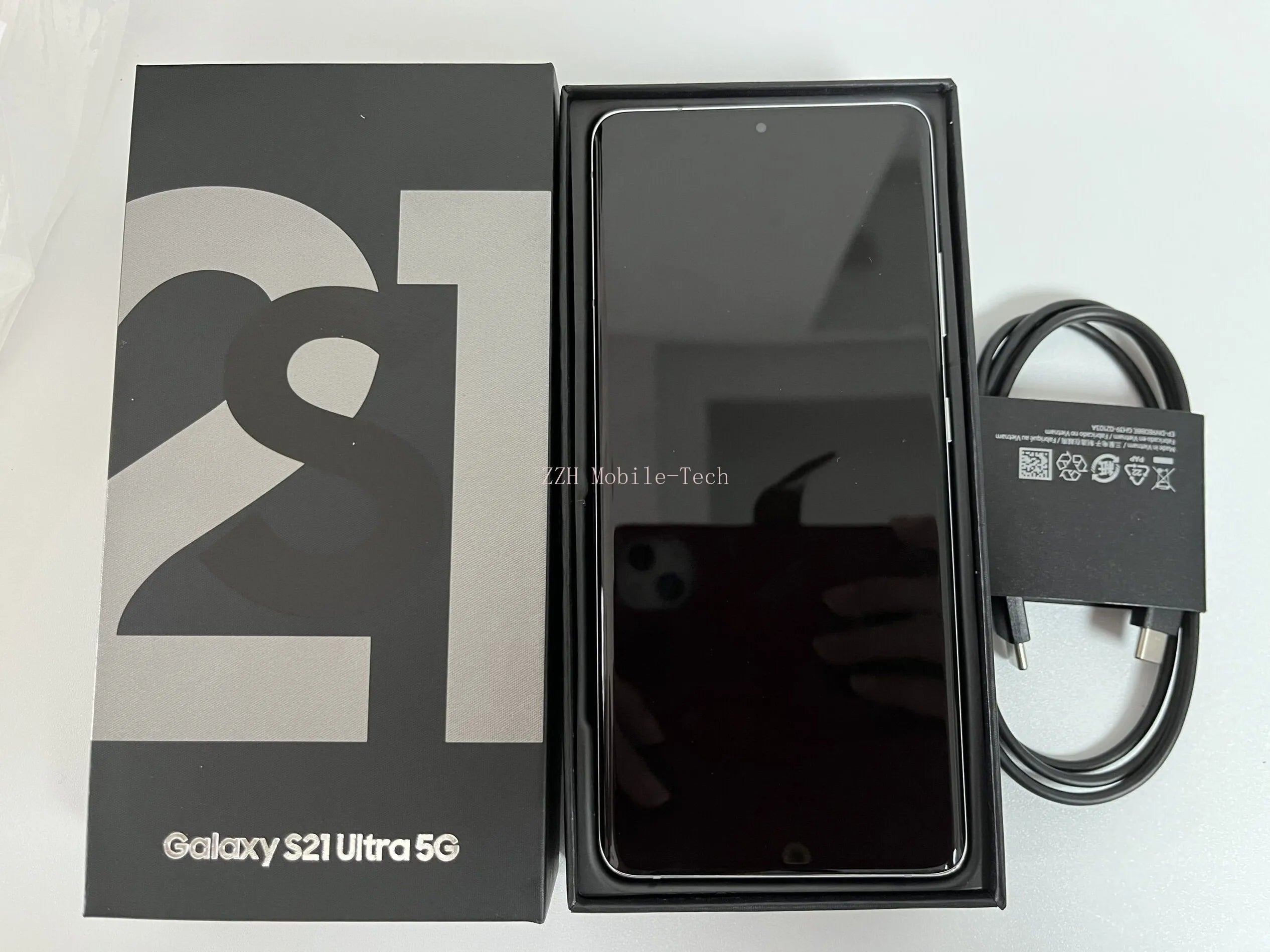 Original Samsung Galaxy S21 Ultra 5G - 6.8" Smartphone with 12/16GB RAM, 128/256/512GB ROM, Snapdragon, NFC, Unlocked, Android