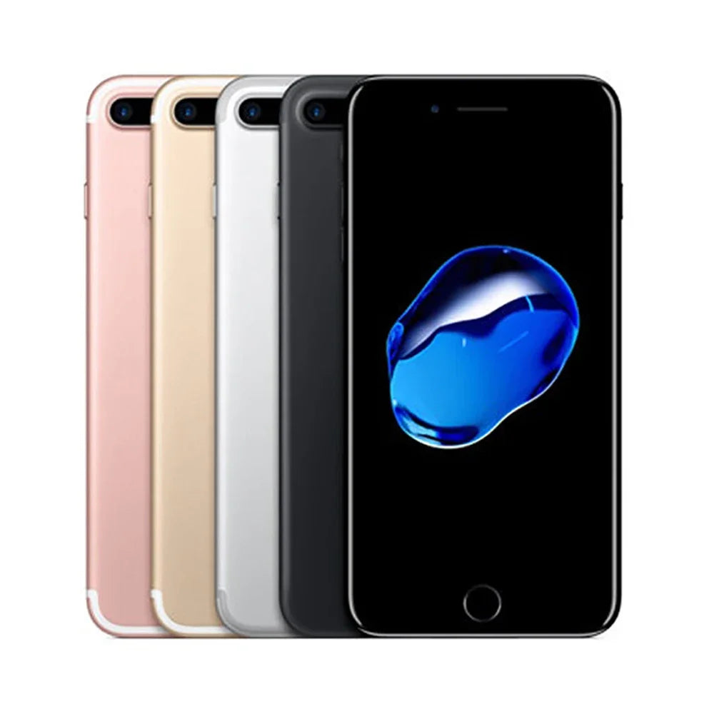 Original Unlocked Apple iPhone 7/7 Plus - 4G Mobile Smartphone with 32GB/128GB/256GB ROM, 4.7"/5.5" Display, 12MP Camera, Fingerprint Sensor