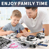 12-in-1 Science Experiment Solar Robot Toy: DIY Building Kit