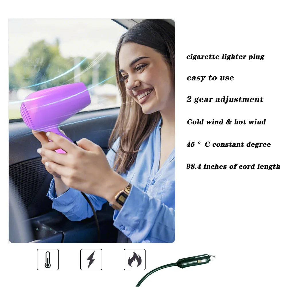 Portable Car-styling Hair Dryer: your travel-friendly solution
