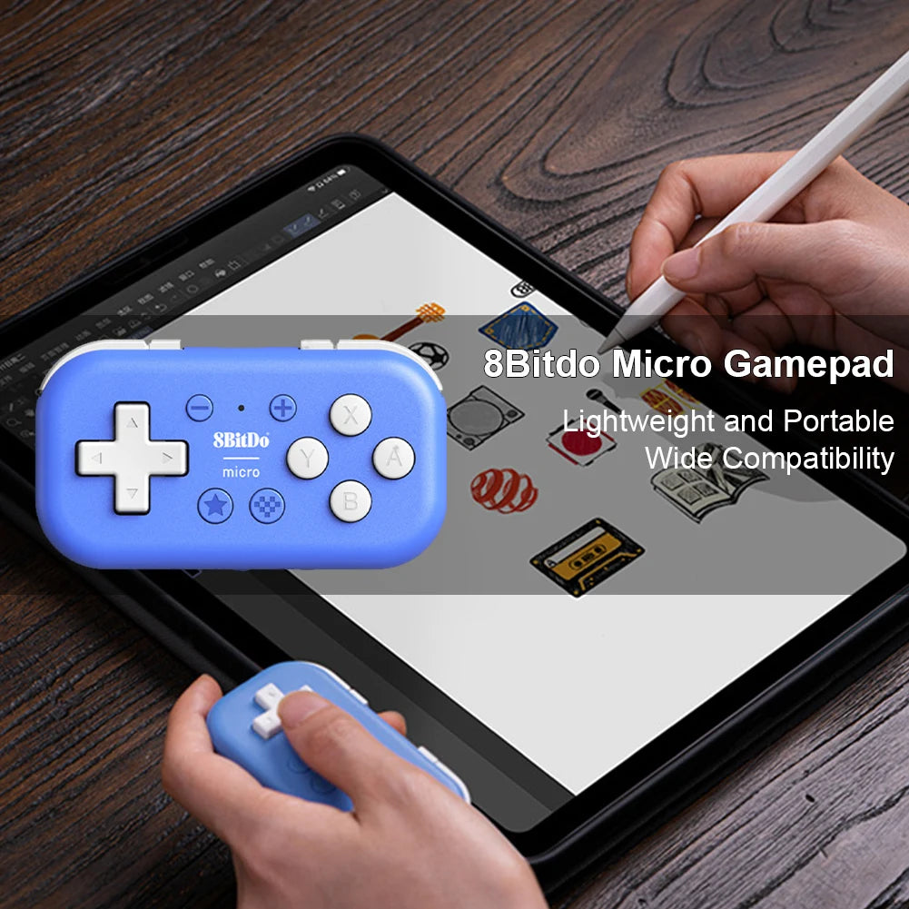 8Bitdo Micro Gamepad Bluetooth-compatible Designed for 2D Games