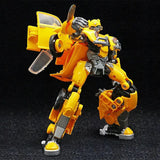 Alloy Yellow Bee Transformation - 21cm Film Warrior BMB Mode Action Figure Robot Model Toy,