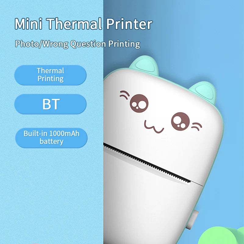 PocketPrint Pro: Portable Mini Wireless BT Thermal Printer