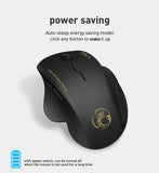 GamerPro Wireless Gaming Mouse: Ergonomic Design with 6 Buttons