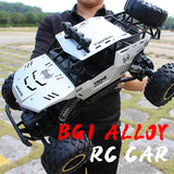 4WD RC Car with LED Lights - 2.4G Radio Remote Control Buggy for Off-Road Thrills