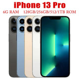 Apple iPhone 13 Pro - 6.1" Super Retina OLED 5G Smartphone with A15 Chip, 6GB RAM, 128GB/256GB/512GB/1TB ROM, Face ID, NFC, Unlocked