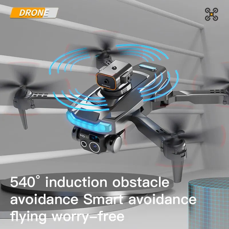 SkyVision Pro P15: Mini Drone with 4K/8K HD Camera, Optical Flow, Foldable Design, Obstacle Avoidance - Aerial Masterpiece RC Dron