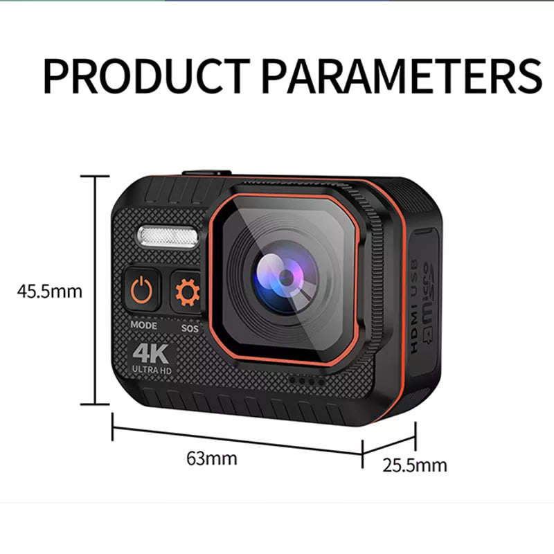 MomentMaster 4K60FPS Action Camera