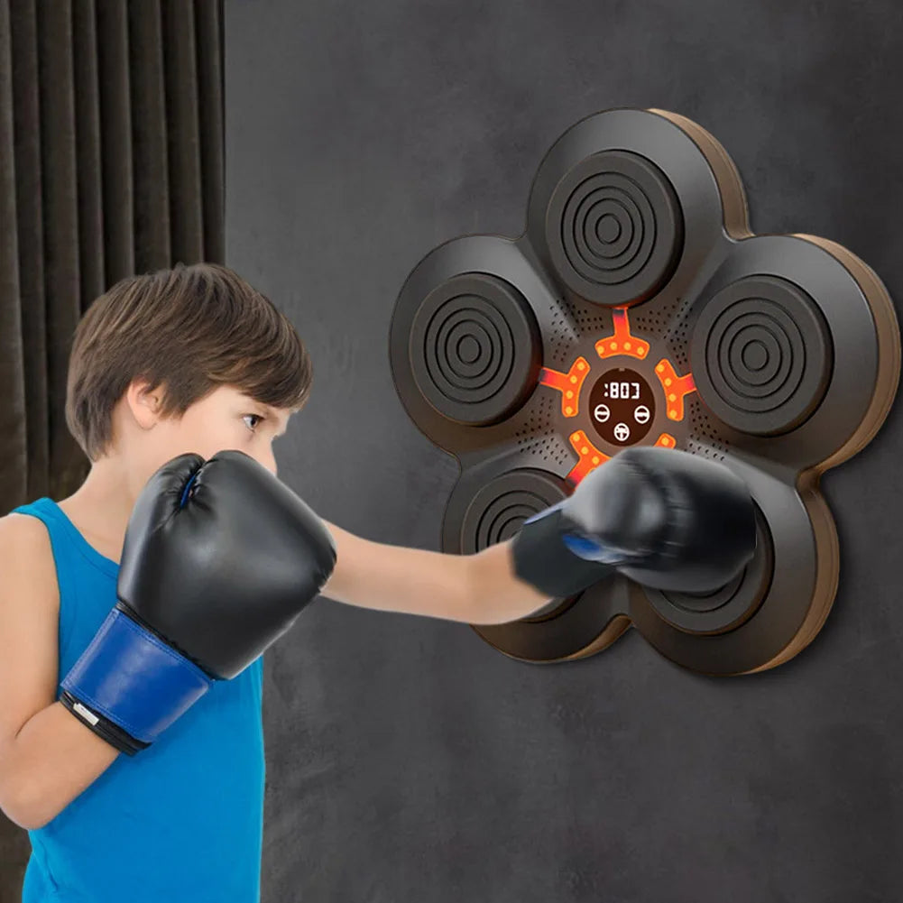 BeatFlow Smart Boxing Wall Target: LED-Lighted, Sandbag Relaxation, Ultimate Reaction Training