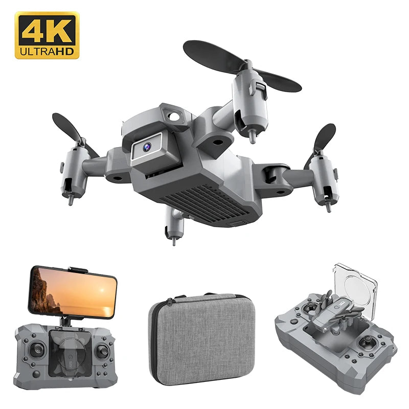AltitudeMaster X: Folding HD Camera Drone for Young Aviators