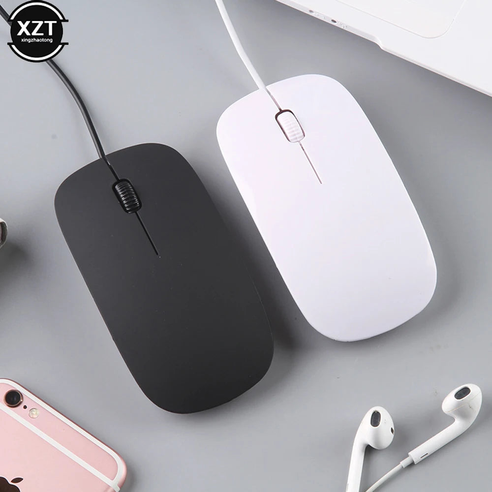 ProGlide Office Companion: Ultra Slim, Silent Ergonomic Design USB Optical Gaming Mouse