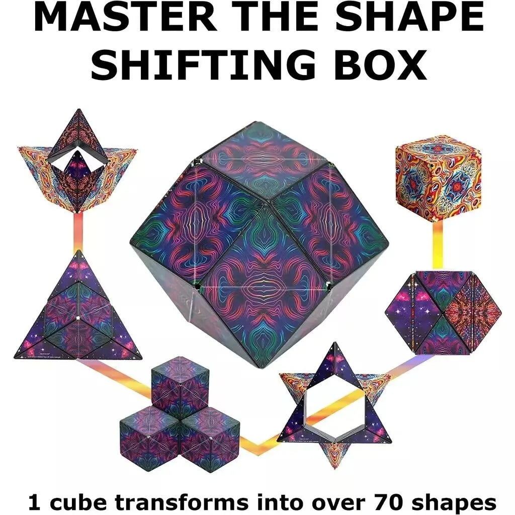 Geometric Variable Magnetic Cube Puzzle