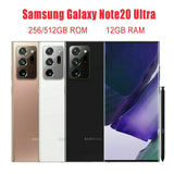 Original Unlocked Samsung Galaxy Note20 Ultra 5G N986U1 - 6.9" Smartphone with 12GB RAM, Octa Core Snapdragon, Android, 128/512GB ROM
