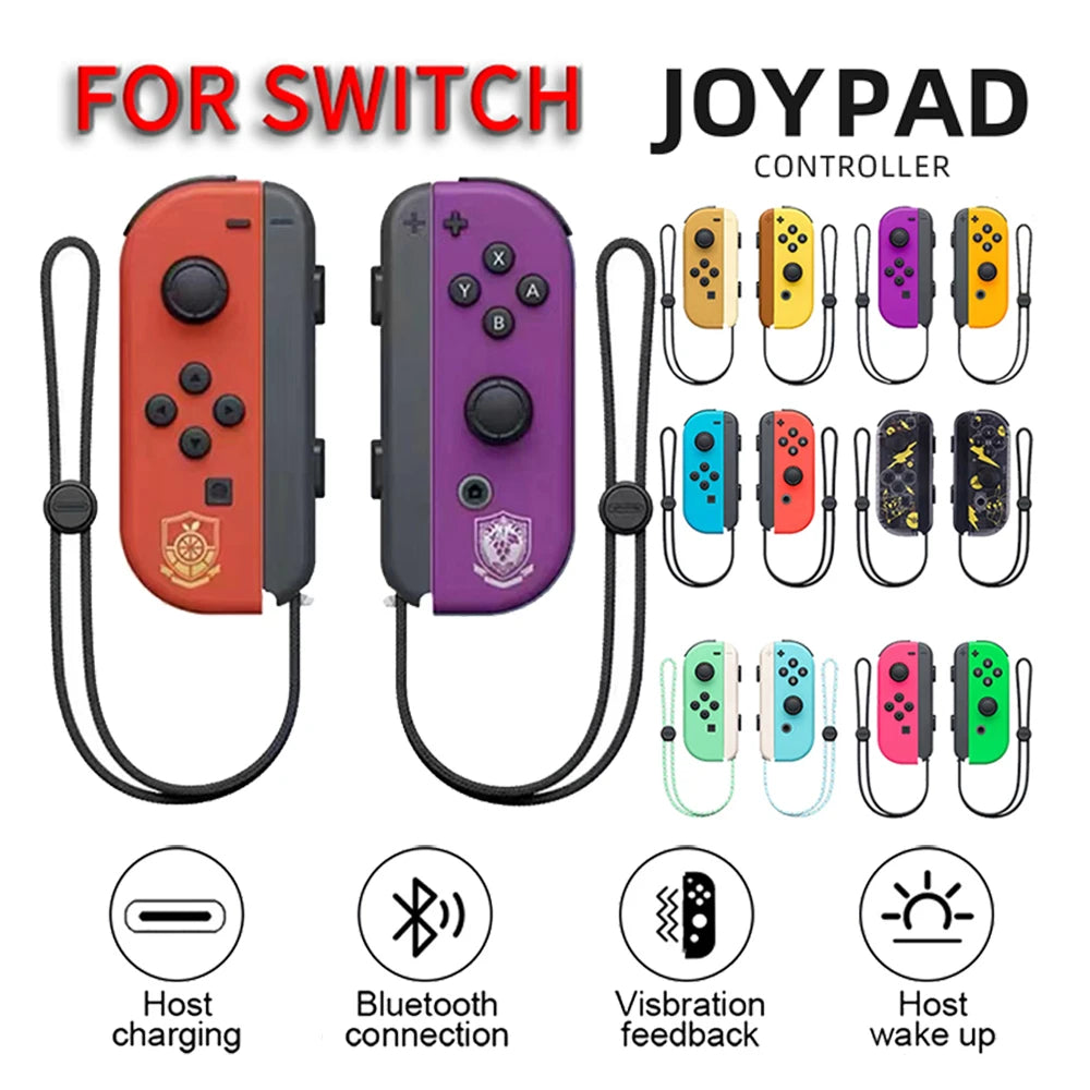 Joycon Wireless Controller For Nintendo Switch  With Wrist Strap