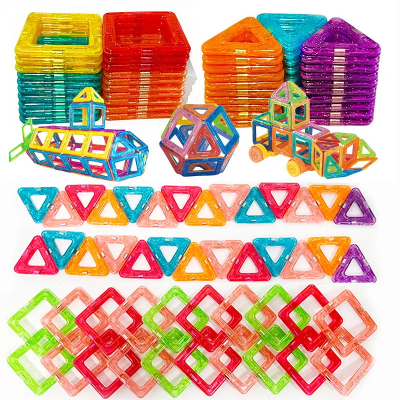 MagnetWonders: 64-184Pcs Kids Magnetic Building Blocks - Mini Size Magnet Toys for Boys and Girls