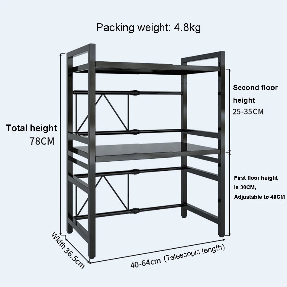 Retractable Kitchen Storage Rack