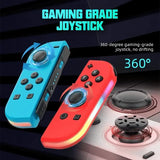VILCORN Joy RGB LED 5.2 BT Switch L/R Joypad for Nintendo Switch