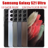 Original Samsung Galaxy S21 Ultra 5G - 6.8" Smartphone with 12/16GB RAM, 128/256/512GB ROM, Snapdragon, NFC, Unlocked, Android