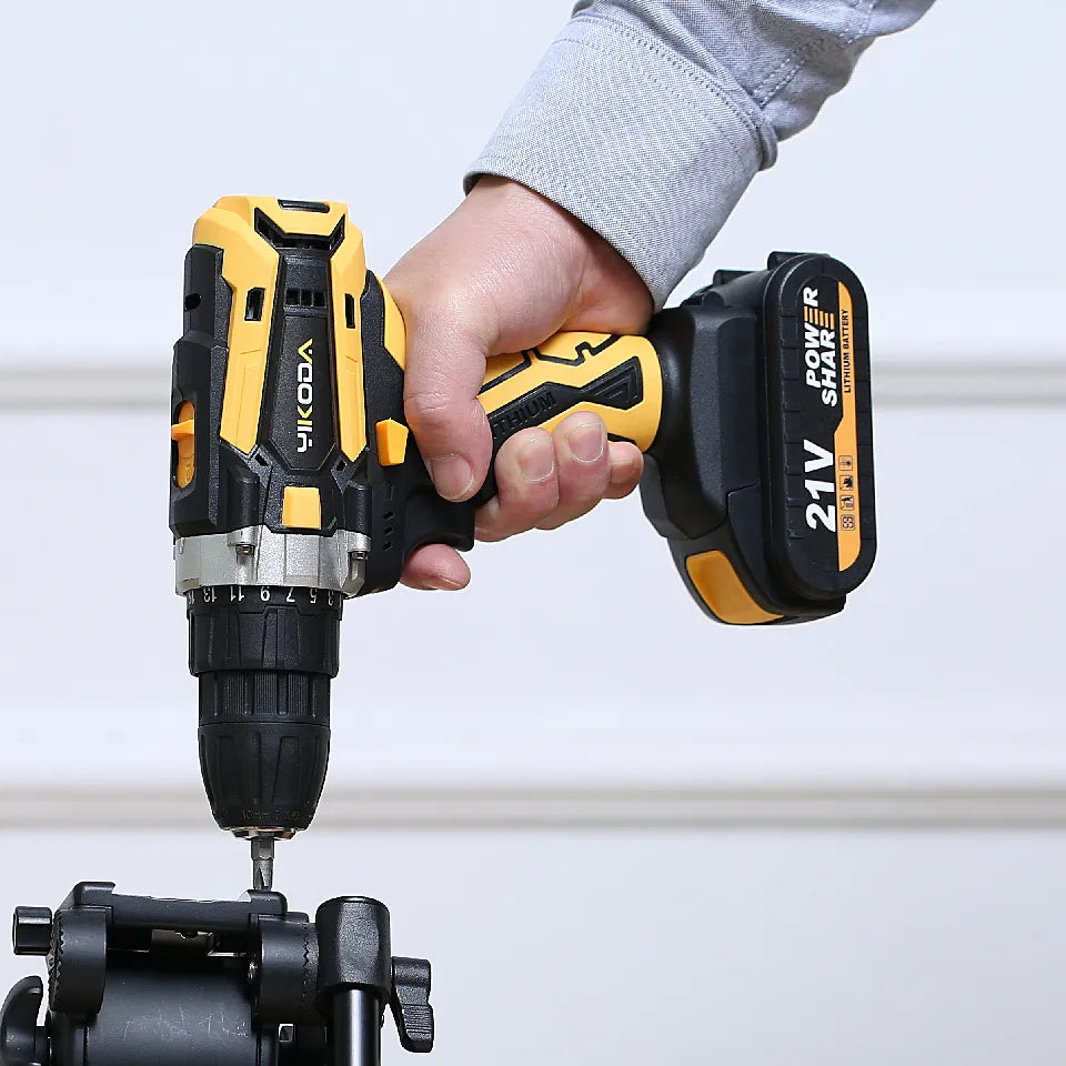 12/16.8/21V Cordless Drill: Rechargeable Electric Screwdriver