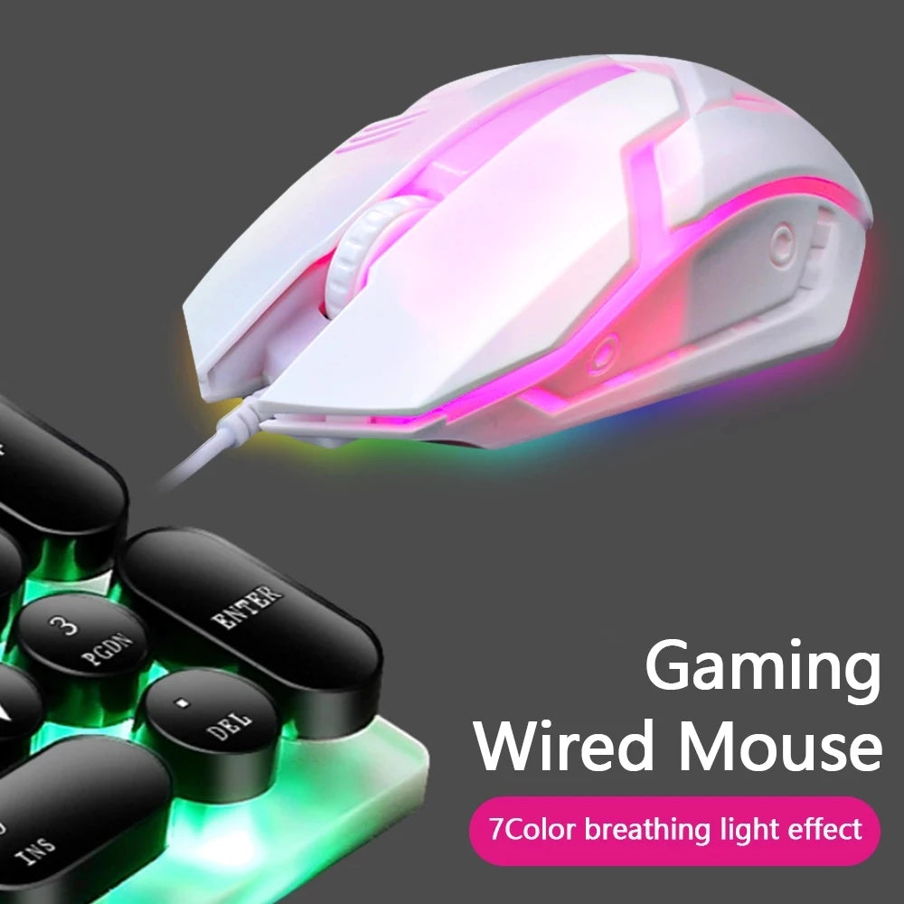 Limei S1 E-Sports LED Luminous Backlit Wired Mouse