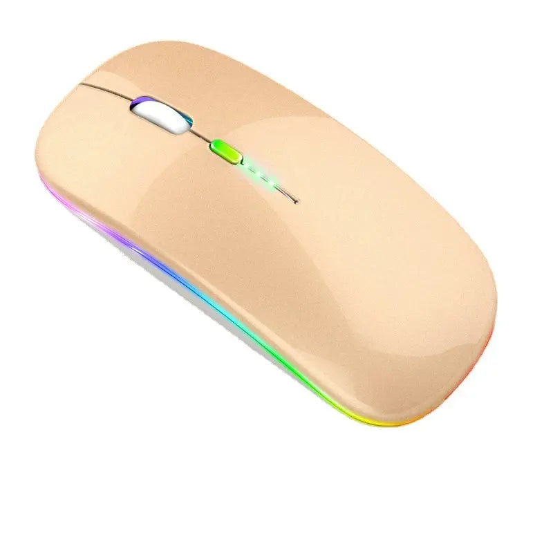 ColorSync Bluetooth Wireless Mouse: USB Rechargeable RGB Mouse